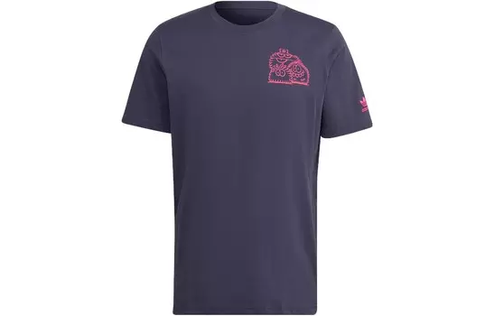 Футболка KEVIN LYONS унисекс темно-синяя Adidas Originals, темно-синий