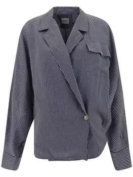 Футболка KHAITE Garth, синий