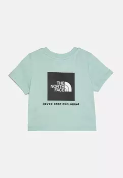Футболка KID BOX TEE UNISEX The North Face, зеленый