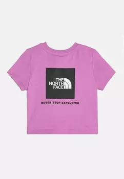 Футболка KID BOX TEE UNISEX The North Face, лиловый