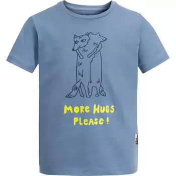 Футболка Kids More Hugs Jack Wolfskin, синий