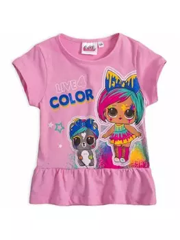 Футболка Kids Movie Heroes LOL SURPRISE, розовый