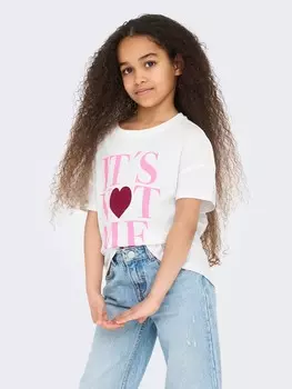 Футболка KIDS ONLY, белый