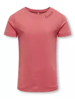 ФУТБОЛКА KIDS ONLY "KOGLINEA LIFE S/S TOP BOX JRS", цвет Rose Of Sharon