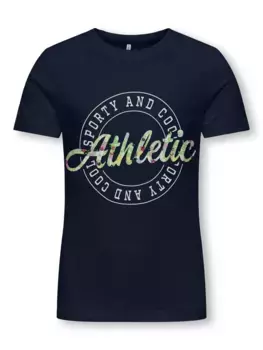 ФУТБОЛКА KIDS ONLY "KOGSILLE LIFE S/S TOP BOX JRS", цвет Naval Academy