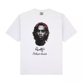 Футболка KidSuper x Ronaldinho Portrait Tee White, белый