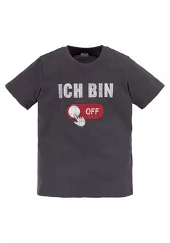 Футболка Kidsworld, антрацит