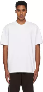 Футболка KIM White Heavyweight Cotton Relaxed SKIMS