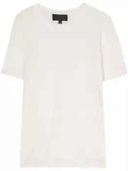 Футболка Kimena тонкой вязки Nili Lotan, белый