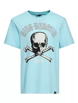 Футболка King Kerosin 1979, бирюзовый