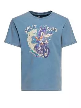 Футболка King Kerosin, цвет himmelblau