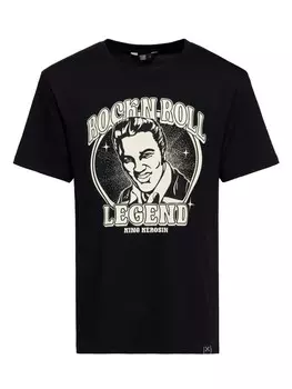 Футболка King Kerosin Rock n Roll Legend, черный