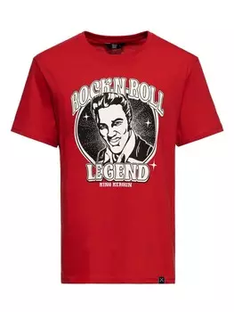 Футболка King Kerosin Rock n Roll Legend, красный