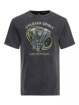 Футболка King Kerosin Unleash Spirit, черный