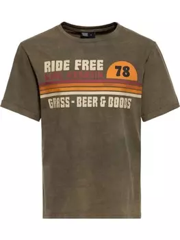 Футболка King Kerosin, зеленый