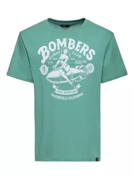 Футболка King Kerosin, зеленый