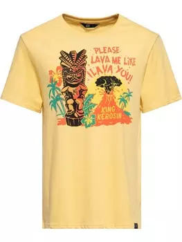 Футболка King Kerosin, желтый