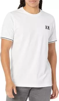 Футболка Kingwood с вышивкой Twin Bunny Psycho Bunny, белый