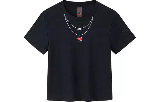 Футболка Kirsh X Life Collection женская черная Anta