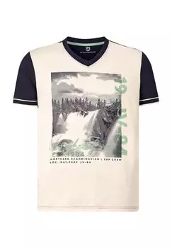 Футболка КИСПИНГ JAN VANDERSTORM, цвет Wollwei