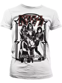 Футболка Kiss, белый