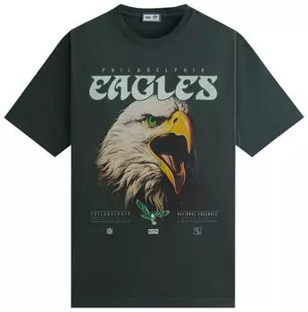 Футболка Kith & '47 for the NFL: Eagles Vintage Tee 'Stadium', зеленый