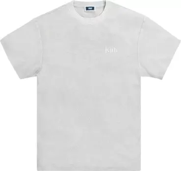 Футболка Kith Crystal Wash Tee 'Oyster Mushroom', серый