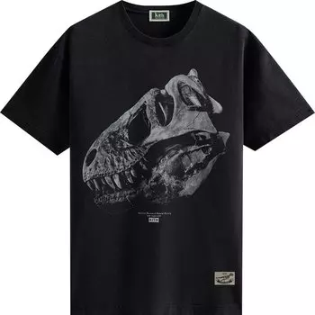 Футболка Kith For AMNH T-Rex Vintage Tee 'Black', черный