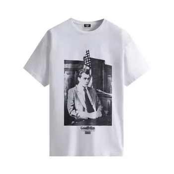 Футболка Kith For Goodfellas Trial Vintage Tee 'White', белый