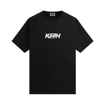 Футболка Kith For Peanuts Snoopy Run Fast Logo Tee 'Black', черный