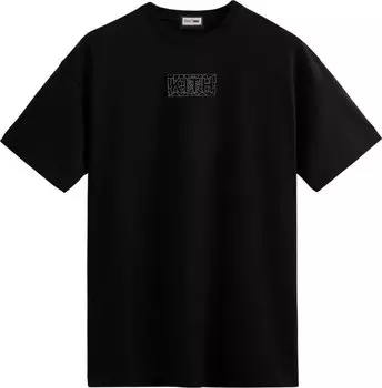 Футболка Kith For Spider-Man Web Logo Tee 'Black', черный