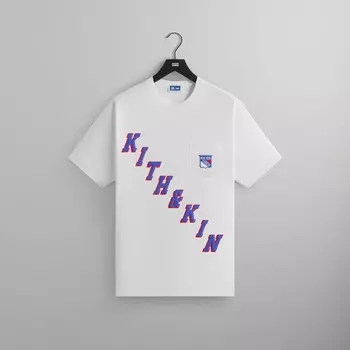 Футболка Kith for the New York Rangers Kith & Kin Tee, белый
