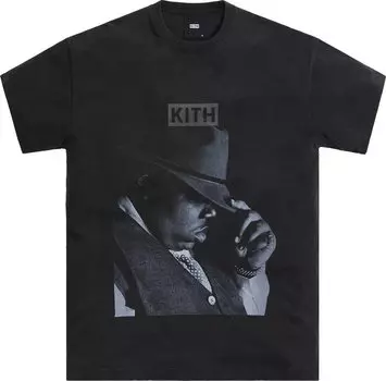 Футболка Kith For The Notorious B.I.G Last Day Vintage Tee 'Black', черный