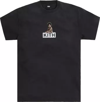 Футболка Kith For The Notorious B.I.G Ready To Die Classic Logo Vintage Tee 'Black', черный