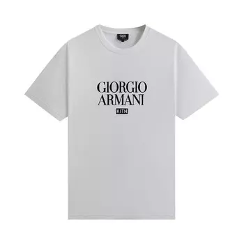 Футболка Kith & Giorgio Armani Tee White, белый