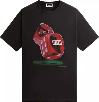 Футболка Kith High Stakes Vintage, черный