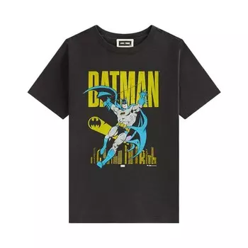 Футболка Kith Kids x Batman Classic Vintage Tee Black, черный