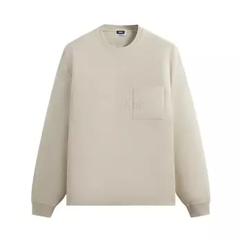 Футболка Kith Quinn с длинными рукавами, цвет Sediment