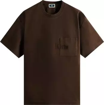 Футболка Kith Quinn Tee 'Confection', коричневый