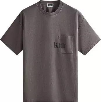 Футболка Kith Quinn Tee 'Hurricane', серый