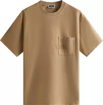 Футболка Kith Quinn Tee 'Birch', загар