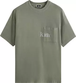 Футболка Kith Quinn Tee 'Cavan', зеленый