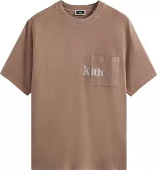 Футболка Kith Quinn Tee 'Morganite', розовый