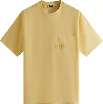 Футболка Kith Quinn Tee 'Ray', желтый
