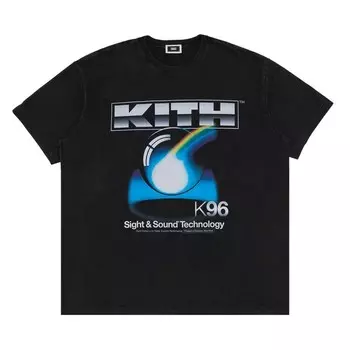 Футболка Kith Sight & Sound 1996 Vintage Tee, черный