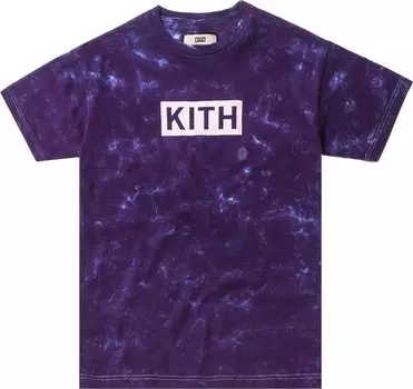Футболка Kith Solid Dye Tee 'Purple', фиолетовый