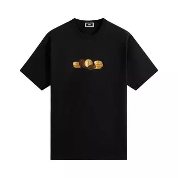 Футболка Kith Treats Hanukkah Gelt Coins 'Black', черный