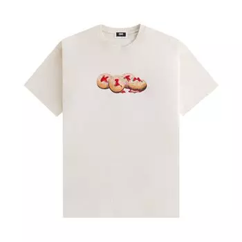 Футболка Kith Treats Jelly Doughnut Tee Waffle, кремовый