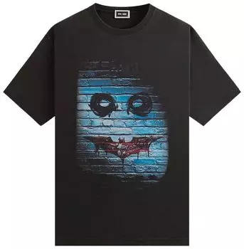 Футболка Kith x Batman Dark Knight Teaser Vintage Tee 'Black', черный