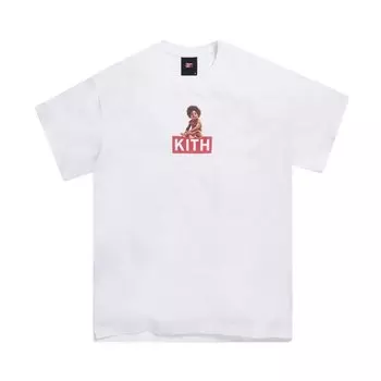 Футболка Kith x Biggie Classic Logo Tee 'White', белый